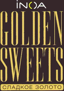 Логотип коллекции окрашивания INOA «Сладкое золото» (Golden Sweets)