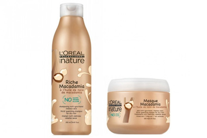 СЕРИЯ НАТЮР ШАМПУНЬ, СМЫВАЕМЫЙ УХОД, МАСКА БОГАТСТВО МАКАДАМИИ L'Oreal Professionnel
