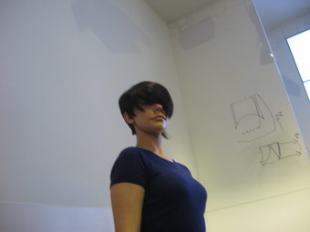 Беспалова Оксана на курсах по стрижкам Vidal Sassoon.