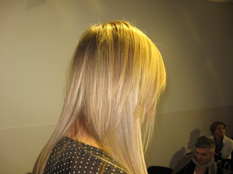 Беспалова Оксана на курсах по стрижкам Vidal Sassoon.