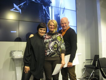 Беспалова Оксана на курсах по стрижкам Vidal Sassoon.